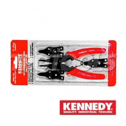 ชุดคีมหุบถ่างแหวน Interchangeable Head Circlip Plier Set KEN-558-6750K