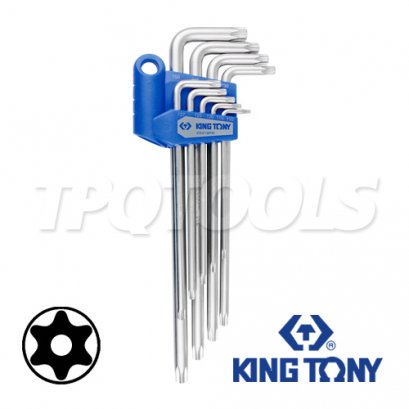 20419PR ประแจท็อกซ์ยาว (มีรู)  ขนาด T10-T50 (9 ตัวชุด)