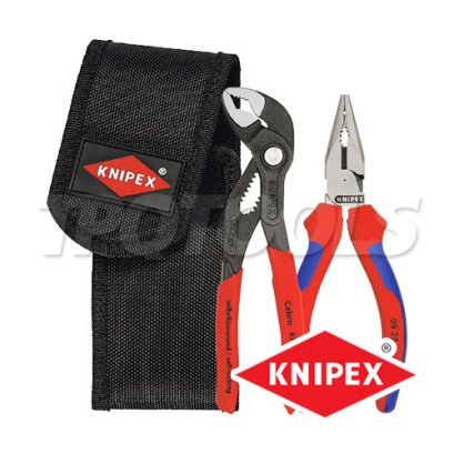 KNIPEX 002072V06 ชุดคีมช่างมินิ 2 ตัวชุด พร้อมกระเป๋าใส่คีม KNIPEX คะนิเพค คีมช่างมืออาชีพอันดับ 1 MADE IN GERMANY