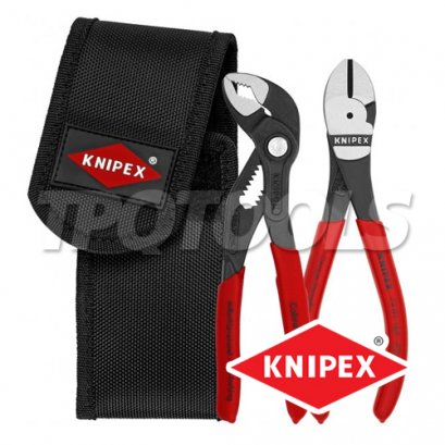 KNIPEX 002072V02 ชุดคีมช่างมินิ 2 ตัวชุด พร้อมกระเป๋าใส่คีม KNIPEX คะนิเพค คีมช่างมืออาชีพอันดับ 1 MADE IN GERMANY