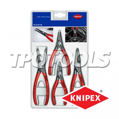 KNIPEX 002003SB (48,49) คีมหุบ-ถ่าง 4 ตัว/ชุด KNIPEX คะนิเพค คีมช่างมืออาชีพอันดับ 1 MADE IN GERMANY