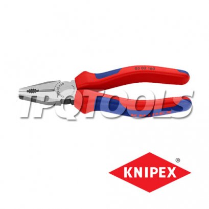 KNIPEX 0302200 คีมปากจิ้งจกด้ามทูโทน 200 มม. KNIPEX คะนิเพค คีมช่างมืออาชีพอันดับ 1 MADE IN GERMANY