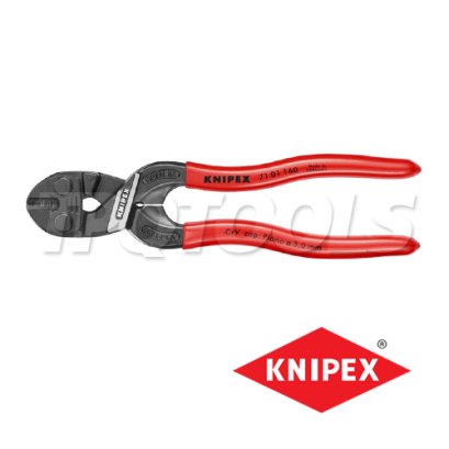 KNIPEX 7101160 คีมตัดลวดอเนกประสงค์รุ่นผ่อนแรง ขนาด 6 นิ้ว สำหรับตัดลวด ตะปู หมุดยึด สลักเกลียว ด้ามพลาสติก KNIPEX คะนิเพค คีมช่างมืออาชีพอันดับ 1 MADE IN GERMANY