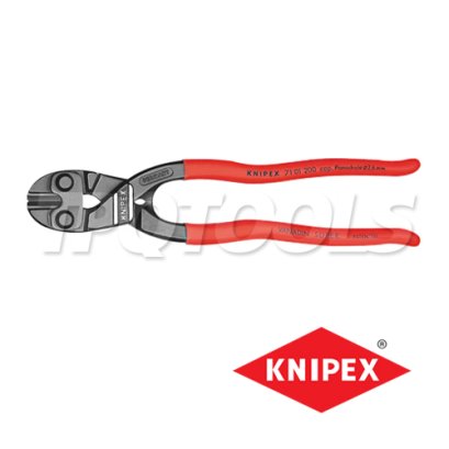 KNIPEX 7101200 คีมตัดลวดอเนกประสงค์รุ่นผ่อนแรง ขนาด 8 นิ้ว สำหรับตัดลวด ตะปู หมุดยึด สลักเกลียว ด้ามพลาสติก KNIPEX คะนิเพค คีมช่างมืออาชีพอันดับ 1 MADE IN GERMANY