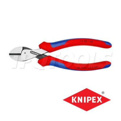 KNIPEX 7302160 คีมตัดปากเฉียงผ่อนแรง X-CUT ขนาด 6 นิ้ว / 160 มม. KNIPEX คะนิเพค คีมช่างมืออาชีพอันดับ 1 MADE IN GERMANY