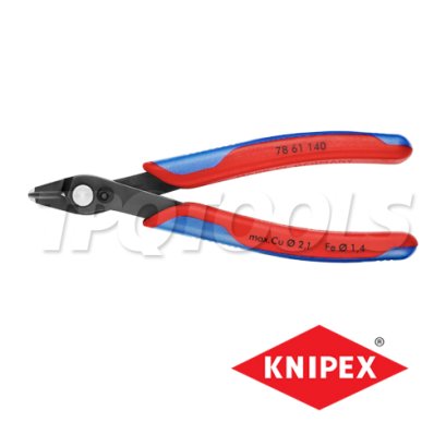 KNIPEX 7861140 คีมตัดสำหรับงานอิเล็กทรอนิกส์ ขนาด 140 มม. SUPER KNIPS XL KNIPEX คะนิเพค คีมช่างมืออาชีพอันดับ 1 MADE IN GERMANY