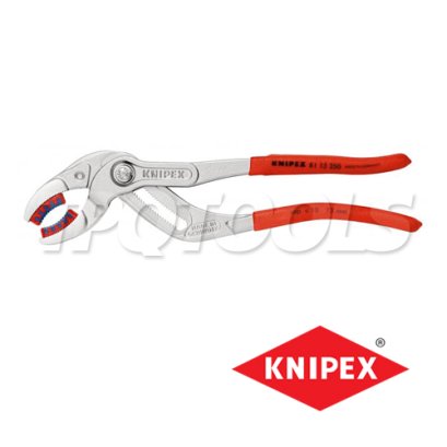 KNIPEX 8113250 คีมเชื่อม/คีมสำหรับต่อท่อฟิตติ้ง งานท่อต่างๆ รุ่นงานหนัก เส้นผ่านศูนย์กลาง 10-75 มม. ความยาวคีม 10 นิ้ว ชุบโครมวานาเดี่ยม ด้ามพลาสติกกันลื่น KNIPEX คะนิเพค คีมช่างมืออาชีพอันดับ 1 MADE IN GERMANY