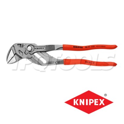KNIPEX 8601250 คีมประแจขันน็อตในตัวเดียว / คีมคอเลื่อน 10 นิ้ว เหล็กรมดำ ด้ามพลาสติกกันลื่น KNIPEX คะนิเพค คีมช่างมืออาชีพอันดับ 1 MADE IN GERMANY