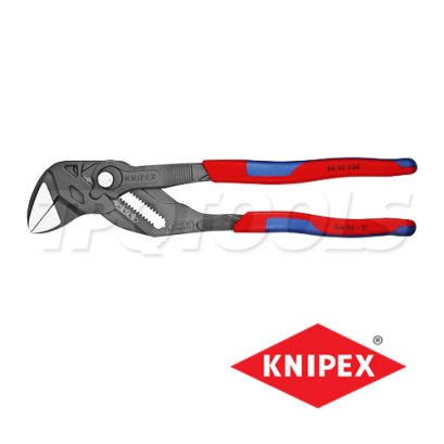 KNIPEX 8602250 คีมประแจขันน็อตในตัวเดียว / คีมคอเลื่อน 10 นิ้ว / 250 มม. เหล็กรมดำ ด้ามหนาสองสี KNIPEX คะนิเพค คีมช่างมืออาชีพอันดับ 1 MADE IN GERMANY