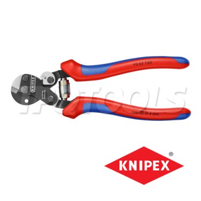 KNIPEX 9562160 คีมตัดลวดสลิงด้ามหนา 160 มม. / 6 นิ้ว KNIPEX คะนิเพค คีมช่างมืออาชีพอันดับ 1 MADE IN GERMANY