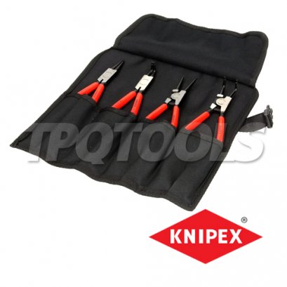 KNIPEX 001956 ชุดคีมหุบ-ถ่างแหวน 4 ตัวชุด KNIPEX คะนิเพค คีมช่างมืออาชีพอันดับ 1 MADE IN GERMANY