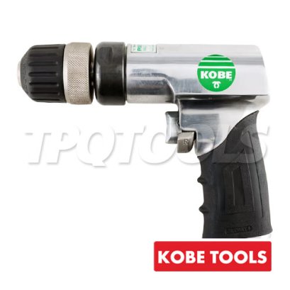 KBE2702152K สว่านลมทรงปืน 10 มม. (3/8") เหมาะสำหรับงานเจาะและขันสกรู ด้ามจับแบบคอมโพสิต จับถนัดมือ สำหรับงานหนัก REVERSIBLE PISTOL DRILL "KOBETOOLS" สินค้าประเทศอังกฤษ