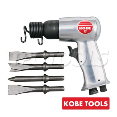 KBE2703151R (HP5040K) ชุดสกัดลมพร้อมดอกสกัดลม SHORT AIR HAMMER &amp; CHISEL KIT "KOBETOOLS" สินค้าประเทศอังกฤษ