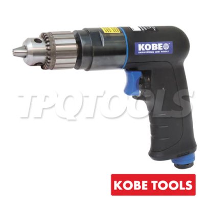 KBE2704310K สว่านลมทรงปืน 10 มม. (3/8") ปรับระดับได้ 2 ระดับ เหมาะสำหรับผู้ใช้ถนัดซ้ายขวา สำหรับงานหนัก REVERSIBLE PISTOL GRIP DRILL "KOBETOOLS" สินค้าประเทศอังกฤษ