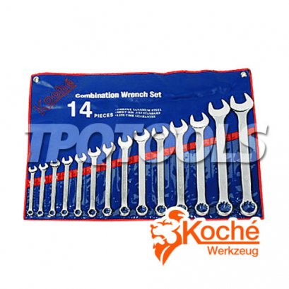 ชุดประแจแหวนข้างปากตาย (มิล) KCH08S12