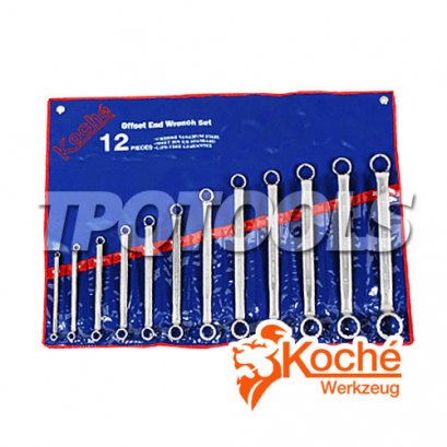 ชุดประแจแหวน 75 องศา (มิล) KCH016S12