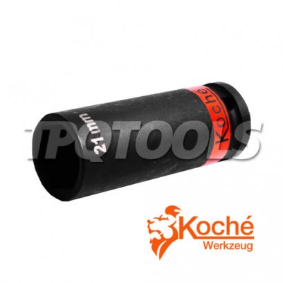 KCH076 ลูกบล็อกลมยาว(บาง) ถอดล้อแม็ค SQ.DR.1/2” 6 เหลี่ยม