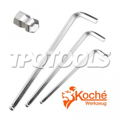 ประแจหกเหลี่ยมหัวบอล หุน