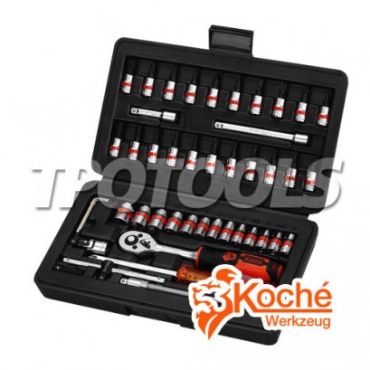 บล็อกชุด 47 ตัวชุด SQ.DR.1/4&quot; KCH047