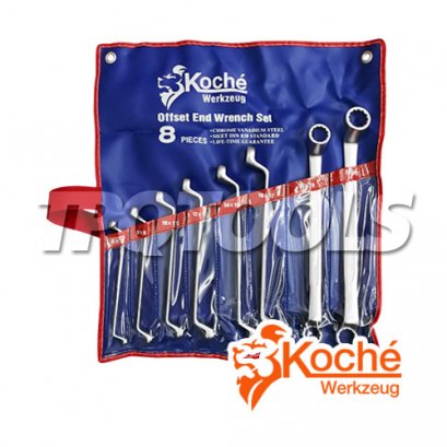 ชุดประแจแหวน 75 องศา (มิล) KCH016S8