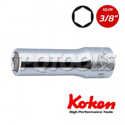 3300M ลูกบล็อก ยาว 6P SQ.DR.3/8&quot; Deep Sockets