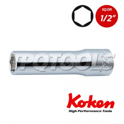 4300M ลูกบล็อก ยาว 6P SQ.DR.1/2&quot; Deep Sockets