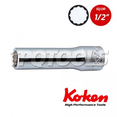 4305A ลูกบล็อก ยาว 12P SQ.DR.1/2&quot; Deep Sockets