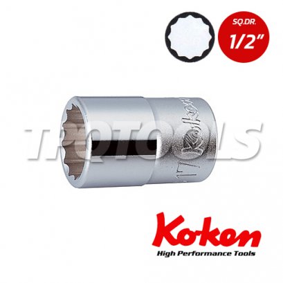 4405A ลูกบล็อก สั้น 12P SQ.DR.1/2&quot;  Hand Sockets