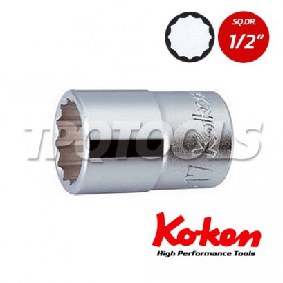 4405W ลูกบล็อก สั้น Whitworth 12P  SQ.DR.1/2&quot;  whitworth Sockets