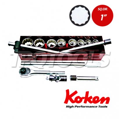8290A บล็อกชุด 12P  ชุด 13 ชิ้น  SQ.DR.1&quot; Socket Set