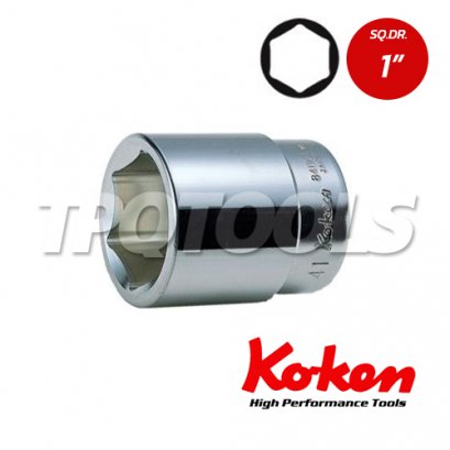 8400A ลูกบล็อก สั้น 6P  SQ.DR.1&quot;  Hand Sockets