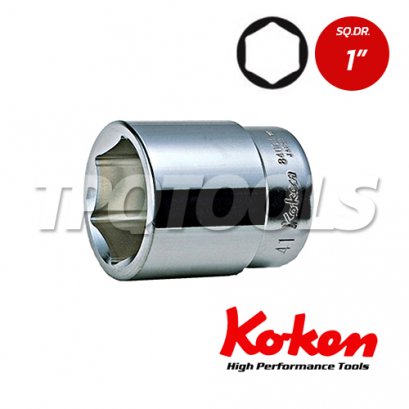 8400M ลูกบล็อก สั้น 6P SQ.DR.1&quot;   Hand Sockets