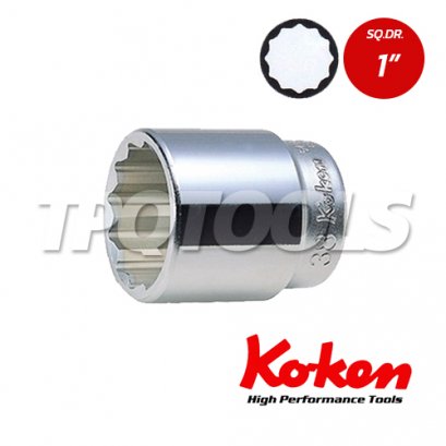 8405A ลูกบล็อก สั้น 12P   SQ.DR.1&quot; Hand Sockets