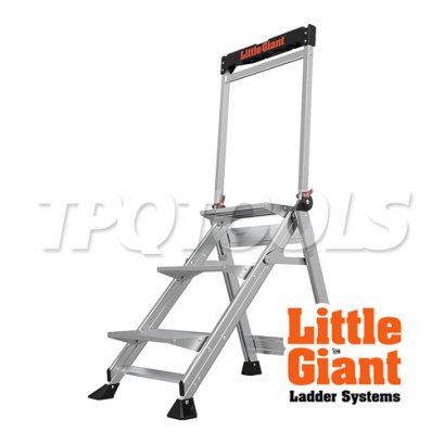 LG11903 บันไดอลูมิเนียม JUMBO STEP 3 ขั้น พร้อมด้ามจับ รุ่น 11903 LITTLE GIANT