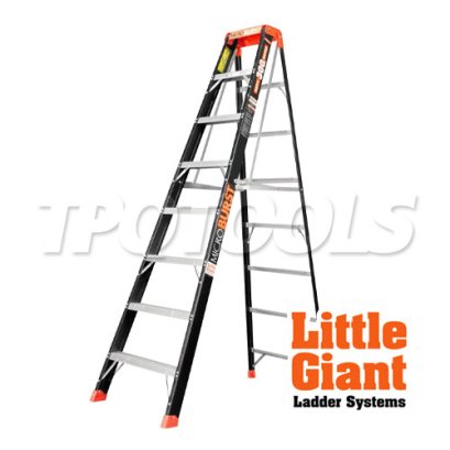 LG15710-001 บันไดไฟเบอร์กลาส MicroBurst 8 ฟุต รุ่น 15710-001 "LITTLE GIANT"