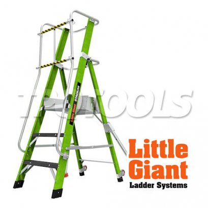 LG19404146 บันไดไฟเบอร์กลาส 4&#039; พร้อมขาค้ำ Stadium No.19404-146 LITTLE GIANT