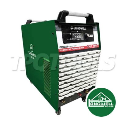 CUT160 "LONGWELL" เครื่องตัดพลาสม่า 160 แอมป์ รุ่น CUT 160 แรงดันไฟฟ้าขาเข้า AC 380 V. 3Phase +- 15% กระแสการตัด 20 &ndash; 160 A มีระบบ Pilot Arc และระบบ Wheel Spacer ลองเวล
