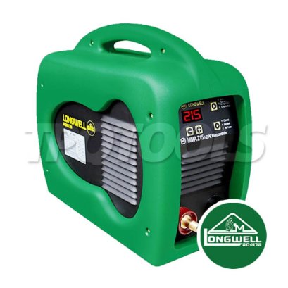 MMA215 HDPE "LONGWELL" เครื่องเชื่อมไฟฟ้า Longwell MMA 215 HDPE Microcontroller ระบบอินเวอร์เตอร์ ลองเวล แรงดันไฟฟ้า AC 220V กระแสไฟเชื่อม 20-215A  มีระบบ Arc Force ควบคุมกระแสเชื่อมให้คงที่และช่วยป้องกันลวดติดชิ้นงาน