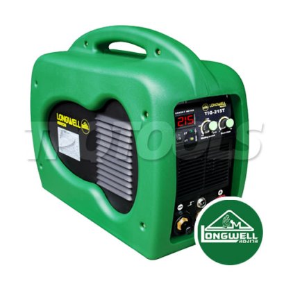 TIG215T HDPE "LONGWELL" #TIG/MMA235 METAL เครื่องเชื่อมทิก  235 แอมป์ ระบบอินเวอร์เตอร์ แรงดันไฟฟ้า AC 220 V กระแสไฟเชื่อม 10-215 Aมีระบบ Arc Striking /Downslope/มีระบบ 2T/4T ลองเวล