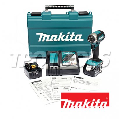 สว่านไขควงกระแทกไร้สาย DTD153RFE (18V) (แบต x 2)