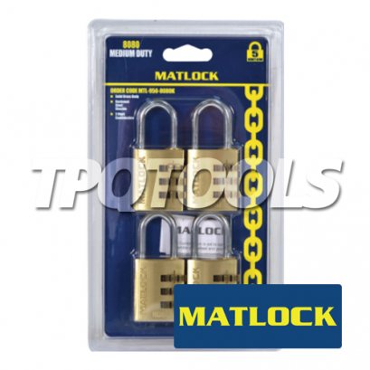 30mm BRASS COMBINATION PADLOCK (PK-4) MTL-950-8080K