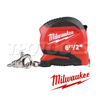 48-22-1706F (076002938) ตลับเมตร 2 เมตร / 6 ฟุต Keychain Tape Measure MILWAUKEE (มิลวอคกี้)
