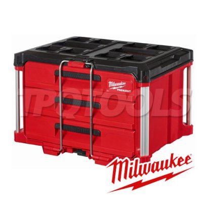 48-22-8443 (129306804) กล่องเครื่องมือช่าง Packout 3 ลิ้นชัก MILWAUKEE (มิลวอคกี้)