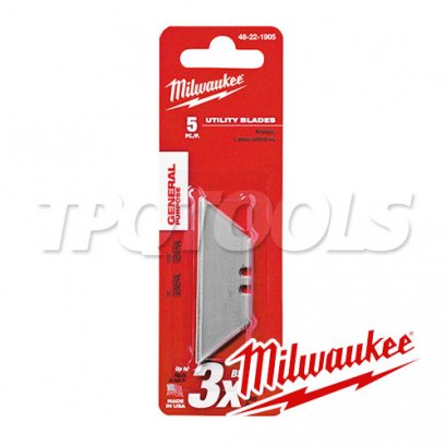 48-22-1905 (129226207) ใบมีดอเนกประสงค์ 5 ใบ MILWAUKEE