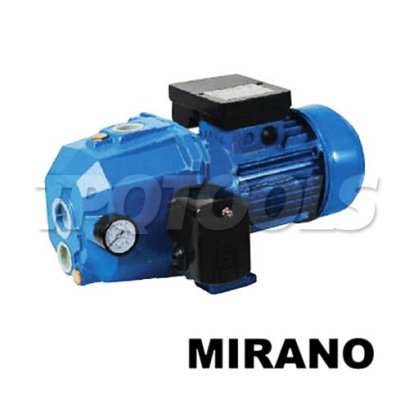 DP-370A ปั๊มหอยโข่งขดลวดทองแดง/ใบพัดไฟเบอร์ ท่อส่งขนาด 1.1/4&quot; x 1&quot; ส่งสูงสุด 80 เมตร มอเตอร์ 1 HP 220V MIRANO