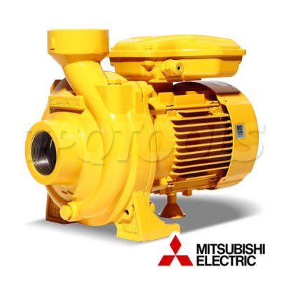 ACML-1505S (220V) ปั๊มน้ำหอยโข่ง ชนิดแรงดันสูงปานกลาง (ใบพัดกึ่งเปิด) ท่อ 2" x 2" แรงม้า 2HP 220V กำลังส่งสูง 19.9-8.8 ม. MITSUBISHI