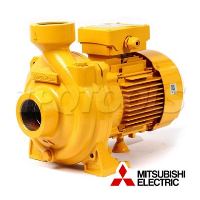 ACML-1505T (380V) ปั๊มน้ำหอยโข่ง ชนิดแรงดันสูงปานกลาง (ใบพัดกึ่งเปิด) ท่อ 2" x 2" แรงม้า 2HP 380V กำลังส่งสูง 19.9-8.8 ม. MITSUBISHI