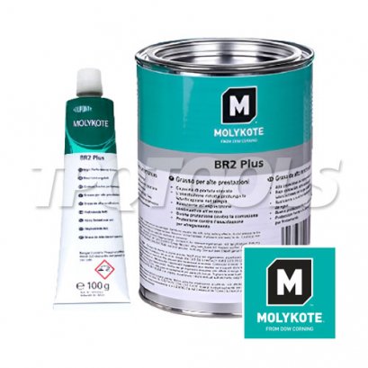 MOLYKOTE BR 2 PLUS จารบีหล่อลื่น จารบีทาเกลียว (Molykote BR 2 PLUS จารบี (แบบหลอด) -100 gm.)