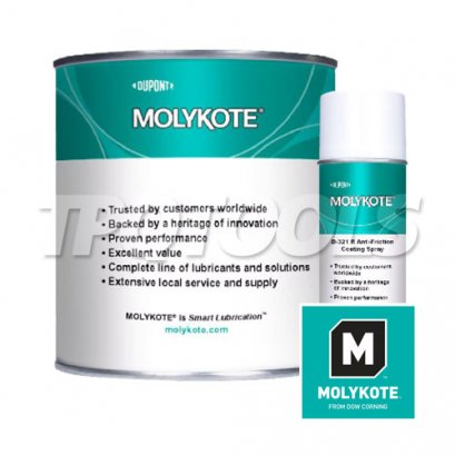 MOLYKOTE D-321R จารบีทาเกลียว น้ำมันหล่อลื่น (Molykote D-321R (สเปรย์) -400 ml.)
