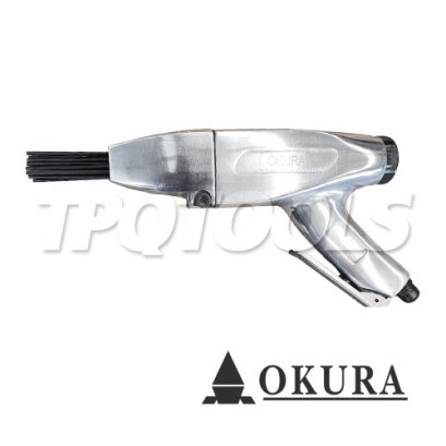 C-OK-ANC24 เครื่องสกัดสนิมใช้ลม ขนาดหัวเข็ม 3x180 มม. ความเร็วรอบ 4000RPM OKURA
